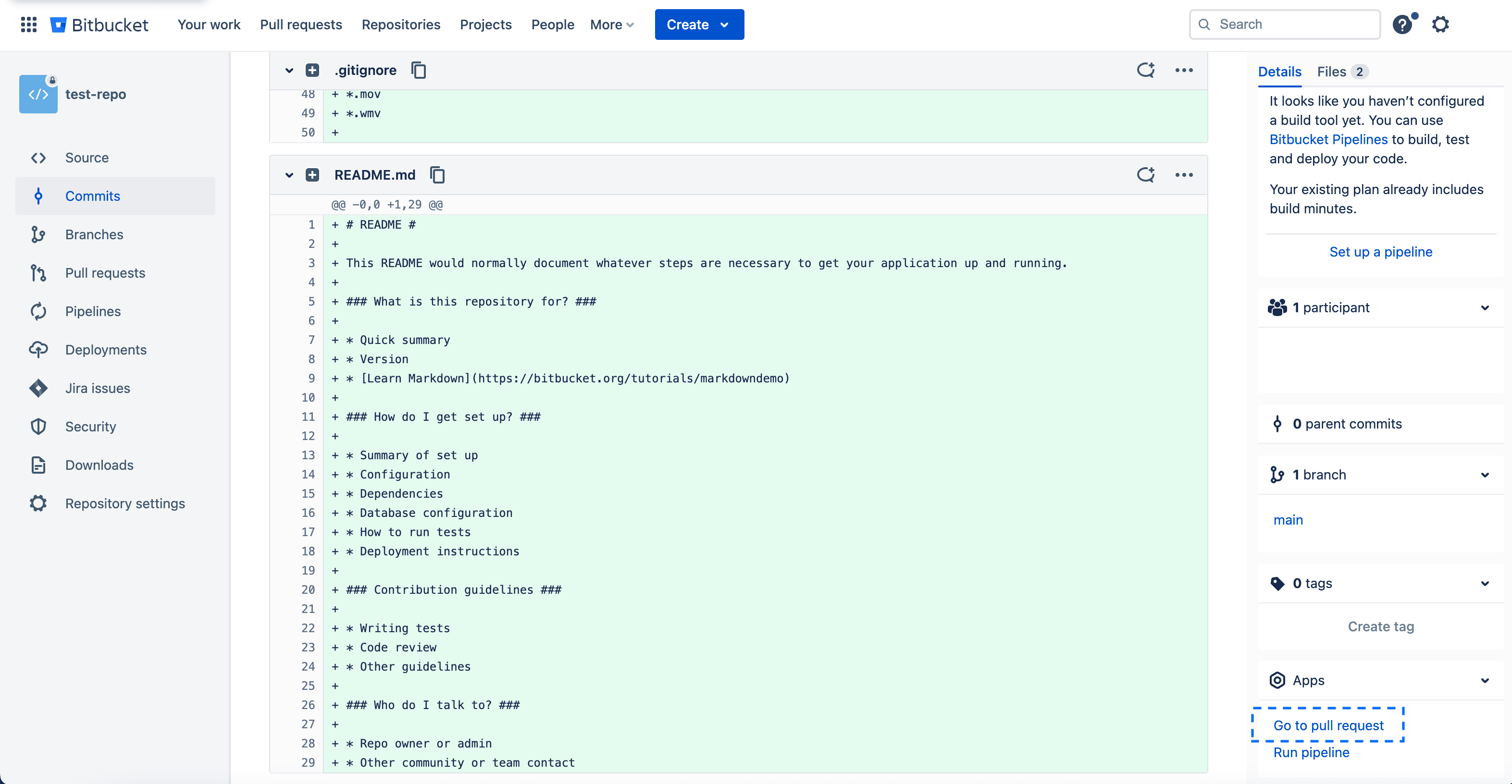 Bitbucket Repo Indexing