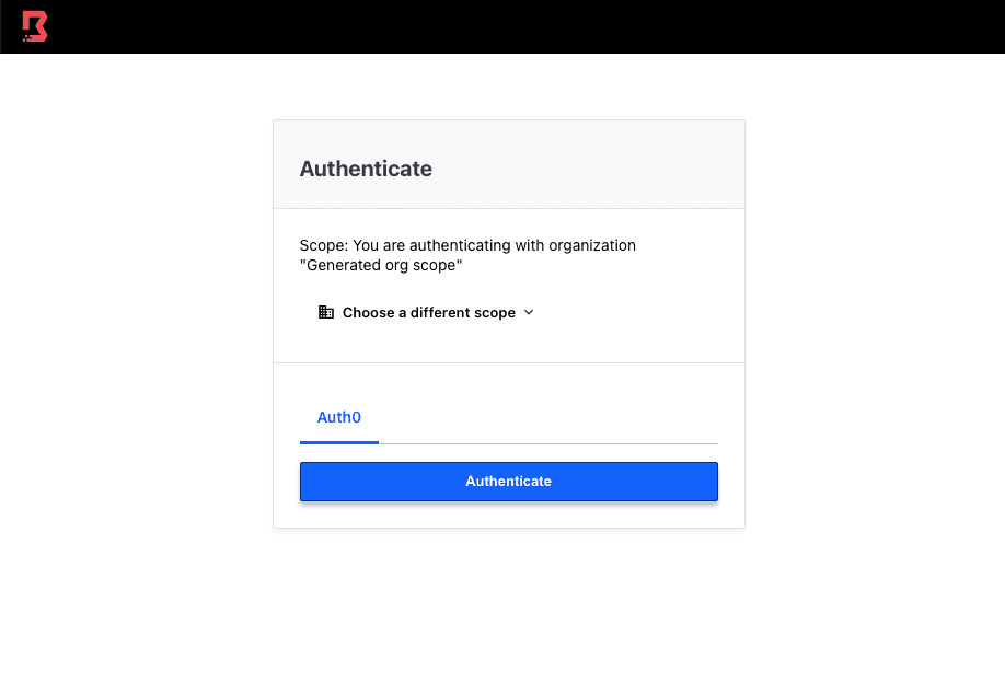 Auth0 Application Login