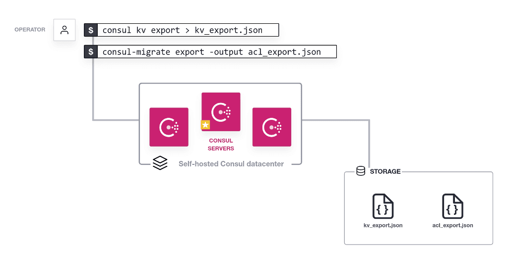 HCP Consul Dedicated Migrate Export