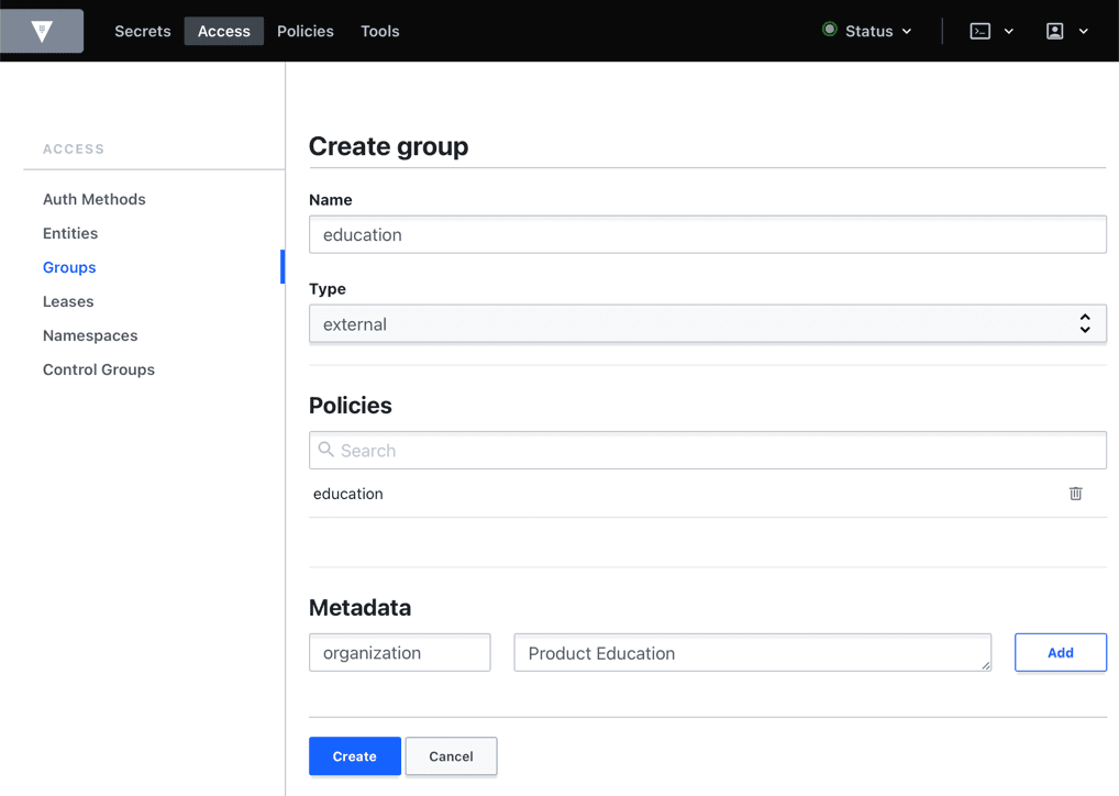 Create Group